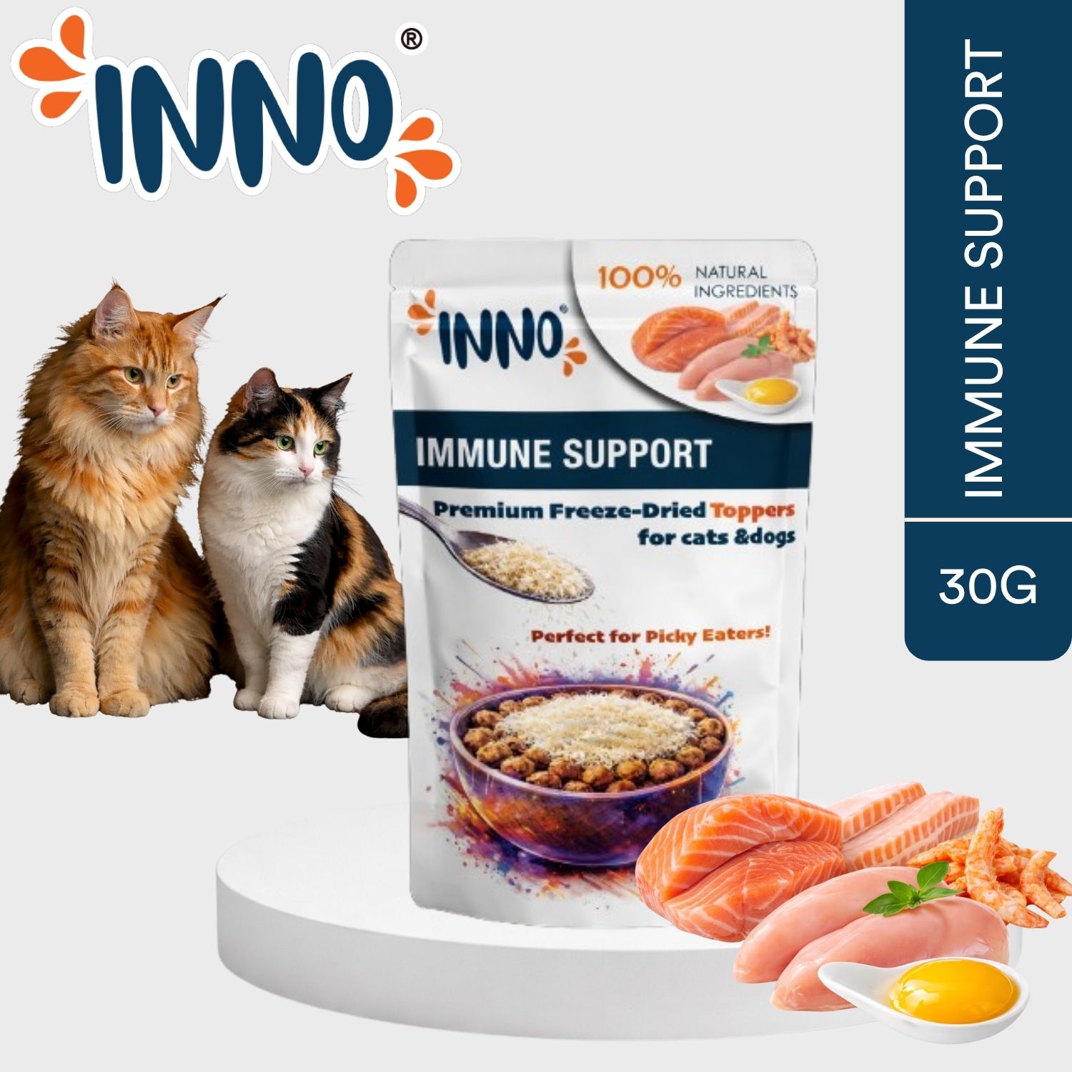 INNO® Immune Support freeze-dried functional topper 30g